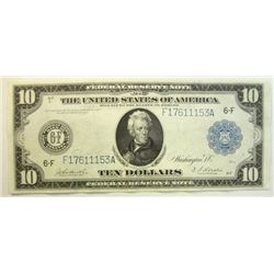 1914 $10  FRN   AU/CU