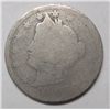 Image 1 : 1886 V Nickel Key Date Decent Ave Circ, no damage or problems