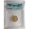 Image 1 : ICG 1849-D $2.50 GOLD AU50 DETAILS RARE D MINT SCRATCHES ARE NOT NOTICEABLE