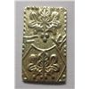 Image 2 : Japan Square Gold Coin C-21D ND 1868-9 2BU Gold (3.0 GR)