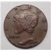 Image 1 : Mercury Dime Pattern, one unit, bonze, "Fibenwy", XF, interesting item