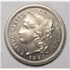 Image 1 : 1883  proof 3 cent nickel  MS65 coin is virtually flawless with just the