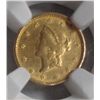 Image 2 : 1851 $1 Gold  NGC AU bent