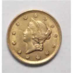 1852 $1 Gold  ex jewlery