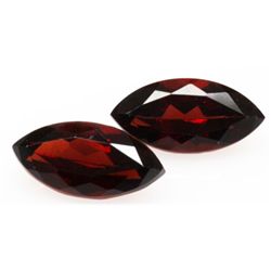 Natural 5.28ctw Garnet Checker Board Marque 6x12 (2)