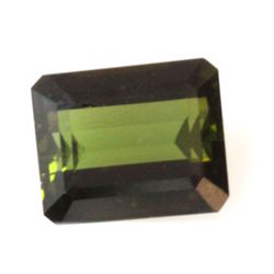 Natural 4.64ctw Green Tourmaline Emeral Cut 10x12 Stone