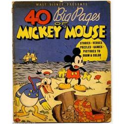 40 Big Pages of Mickey Mouse #1 (Warner Bo...