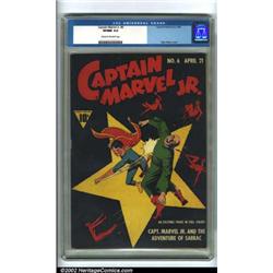 Captain Marvel Jr #6 (Fawcett, 1943). A cl...