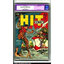 Hit Comics #1 (Quality, 1940). A very pret...