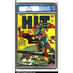 Hit Comics #9 (Quality, 1941).  Offered he...