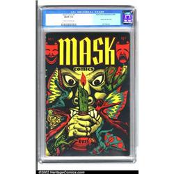 Mask Comics #1 (Rural Home, 1945).  This h...