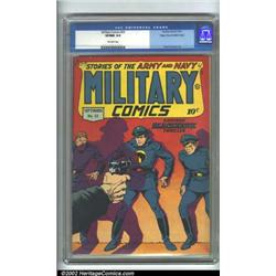 Military Comics #22 Mile High pedigree (Co...