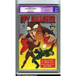 Spy Smasher #1 (Fawcett, 1941). A truly un...