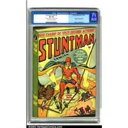 Stuntman Comics #1 (Harvey, 1946). The pre...