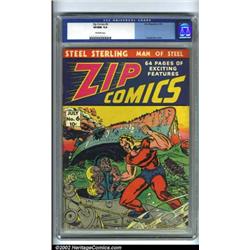 Zip Comics #6 (MLJ, 1940). Starring Steel...