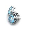 Image 1 : Topaz 11.50ctw Earring 14kt White Gold