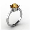 Image 1 : Citrine 1.30 ctw Ring14kt White Gold