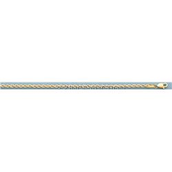 SUPER LIGHT HOLLOW ROPE 18 2.5mm 24in. 4 grs 14kt Y Gol