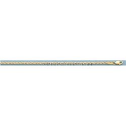 SUPER LIGHT HOLLOW ROPE 18 2.5mm 24in. 4 grs 14kt Y Gol