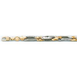 FIGAROPE (ITALY) 9.0mm 24in. 170.7 grs 14kt 2tone Gold