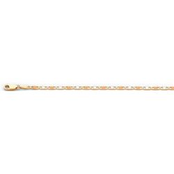 VALENTINO 3 COLOR 60 2.6mm 7in. 2.1 grs 14kt 3tone Gold