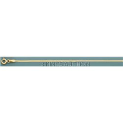 HERRING BONE 16in. 1.3 grs 14kt Y Gold