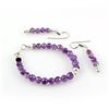 Image 3 : 295.5ctw Natural Faceted Amethyst Silver Sets