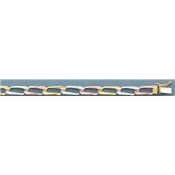 ASSORTED CHAINS 3 COLOR 6.0mm 8in. 8.7 grs 14kt 3tone G