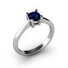Image 1 : Sapphire 0.65ctw Ring 14kt White Gold