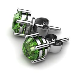 Tourmaline 1.50ctw Earring 14kt White Gold