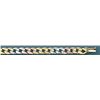 Image 1 : ASSORTED CHAINS 3 COLOR 6.0mm 8in. 11.7 grs 14kt 3tone