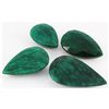 Image 1 : Emerald 658.5ct Loose Gemstone Mix Sizes Pear Cut