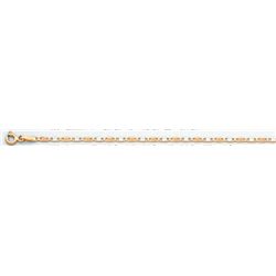 VALENTINO 3 COLOR 50 2.1mm 22in. 4 grs 14kt 3tone Gold