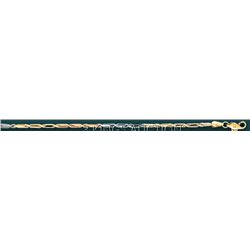 BAGUETTE LINK 45 2.5mm 24in. 11.7 grs 14kt 3tone Gold