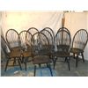 Image 1 : 10 BROYHILL WINDSOR SIDE CHAIRS & 2 CAPTAINS