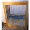 Image 1 : BEVELE BOARDERED WOOD FRAMED MIRROR