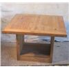 Image 1 : SQUARE WOODEN COFFEE TABLE