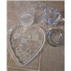 Image 1 : MIKASA FLOWER VASE, CRYSTAL FRUIT BOWL, CARASOUL