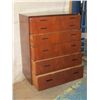 Image 2 : 5 DRAWER DRESSER, DOVETAILED DRAWERS