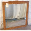 Image 1 : 32" x 36" WOOD FRAMED MIRROR
