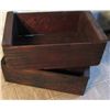 Image 1 : 2 WOODEN  VINTAGE CRATES