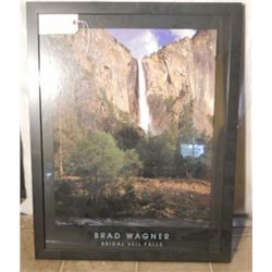 FRAMED PRINT OF BRIDAL VEIL FALLS YOSEMITE