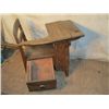 Image 2 : Antique School Desk With Dovetailed Drawer