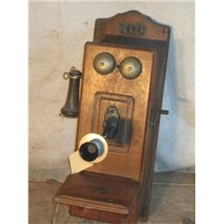 Antique two way telephone