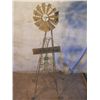 Image 2 : Small Wrought Iron Yard Art Wind Mill, about 4'