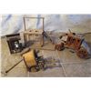 Image 1 : jail house coaster holder hand made cart & wagon