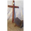 Image 2 : Wooden Cross with Podium Wooden bible stand