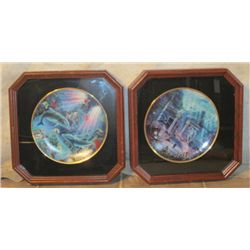 framed  Hamilton collection Plates