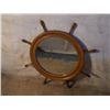 Image 1 : wooden ships  wheel mirror