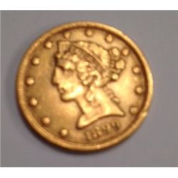 1899 $5 GOLD LIBERTY